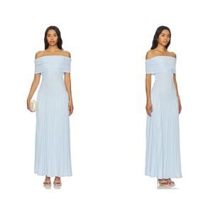 LIONESS Field Of Dreams Dress in Light Blue